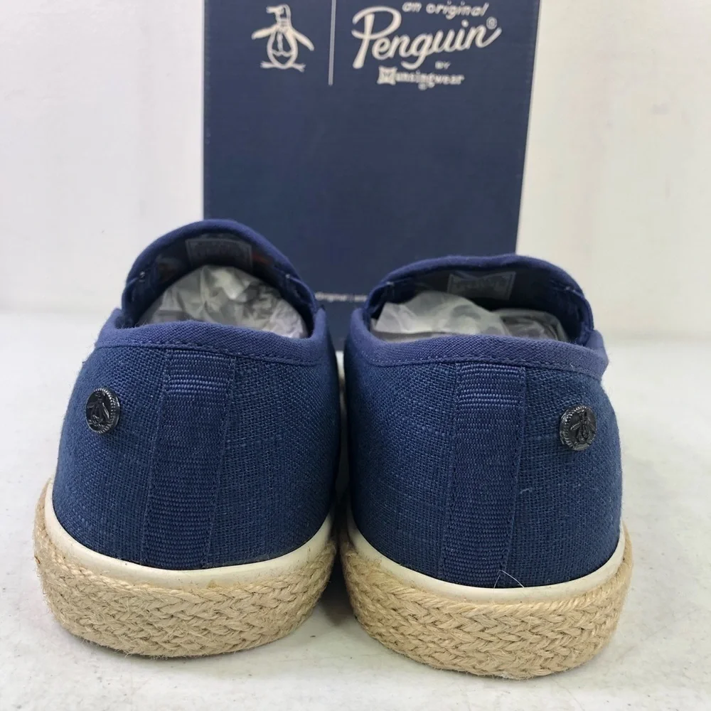 ORIGINAL Penguin Rodney Navy Slip On Loafers